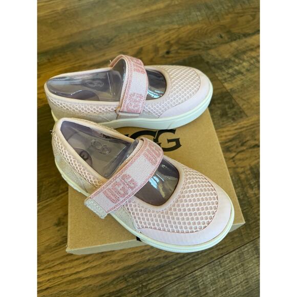 UGG T Rennon Skimmer Light Pink Toddler Mary-Jane Style Shoes (8T / EU25) - Picture 1 of 8